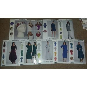 Simplicity sewing patterns huge lot NEW